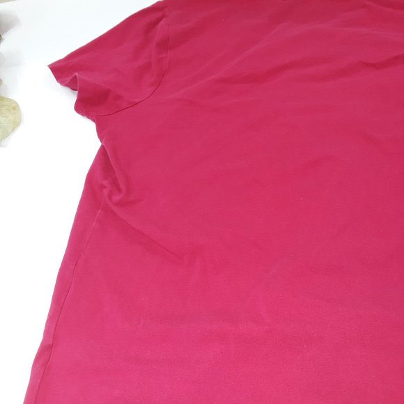 Croft & Barrow red top with embellished neckline - Picture 5 of 6